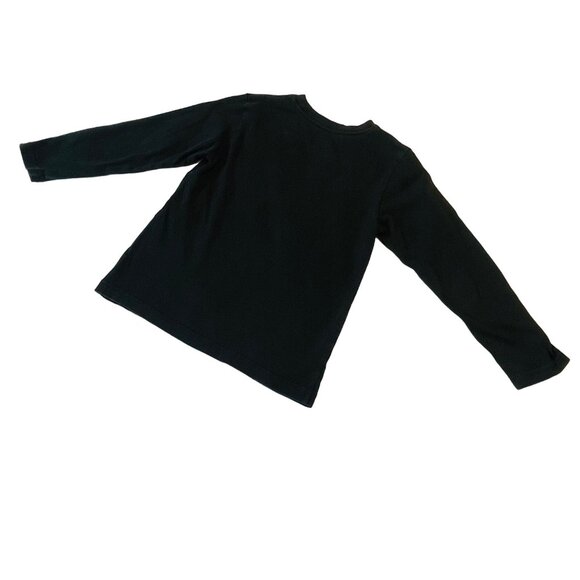 Born To Snowboard Childrens Long Sleeve Shirt Black 100% Cotton Size 5/6 Fun Gra - Picture 5 of 5